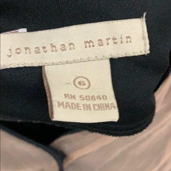 Jonathan Martin Brown Silk Embroidery A-Line Dress - Picture 4 of 6